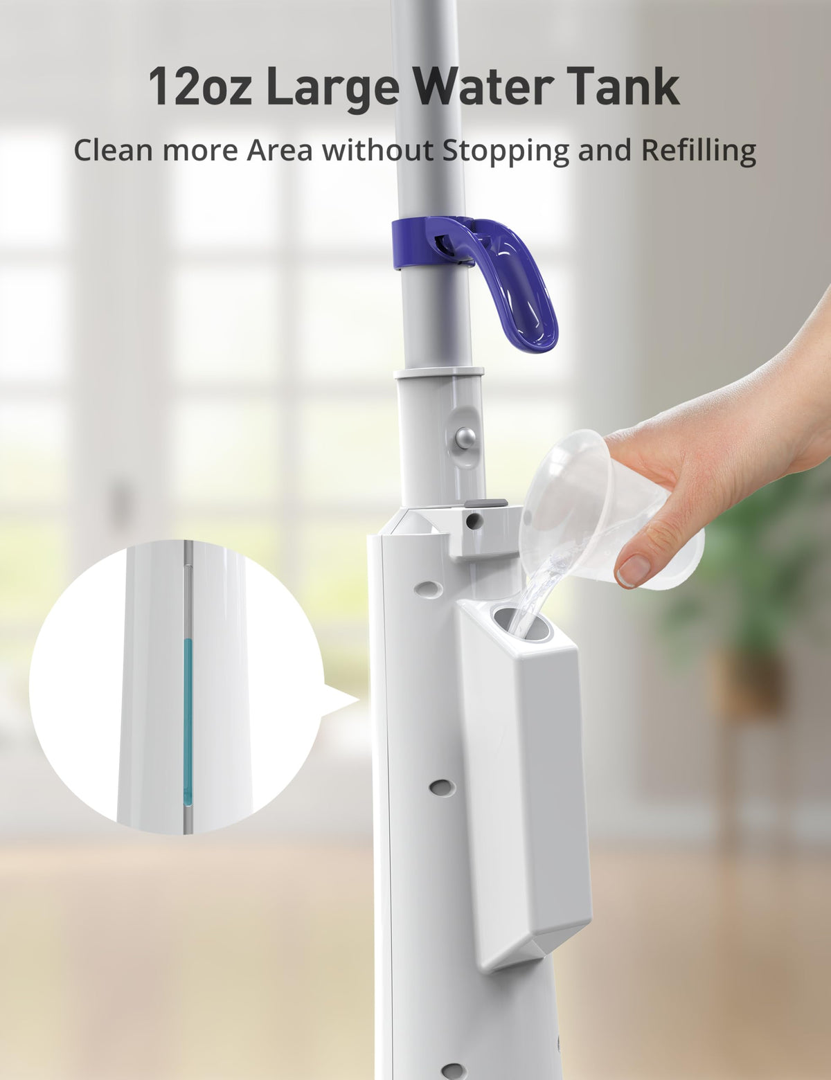 1300W Steam Mop Cleaner with 2 Washable Pads H65802