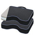 2 Pack Extra Thick Portable Bleacher Seat Cushions with Memory Foam D106