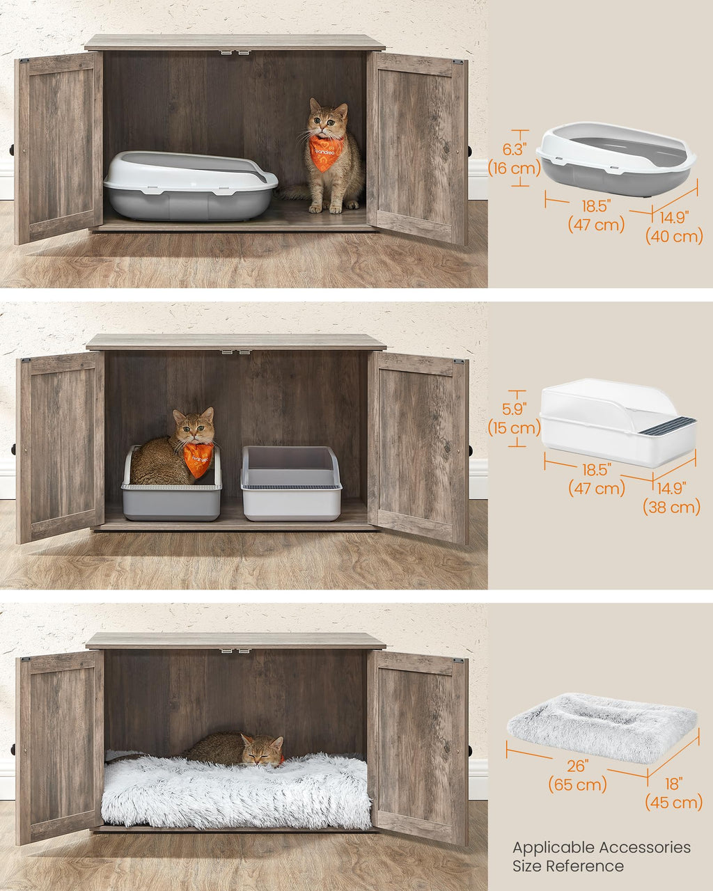 Cat Litter Box Enclosure End Table J716589