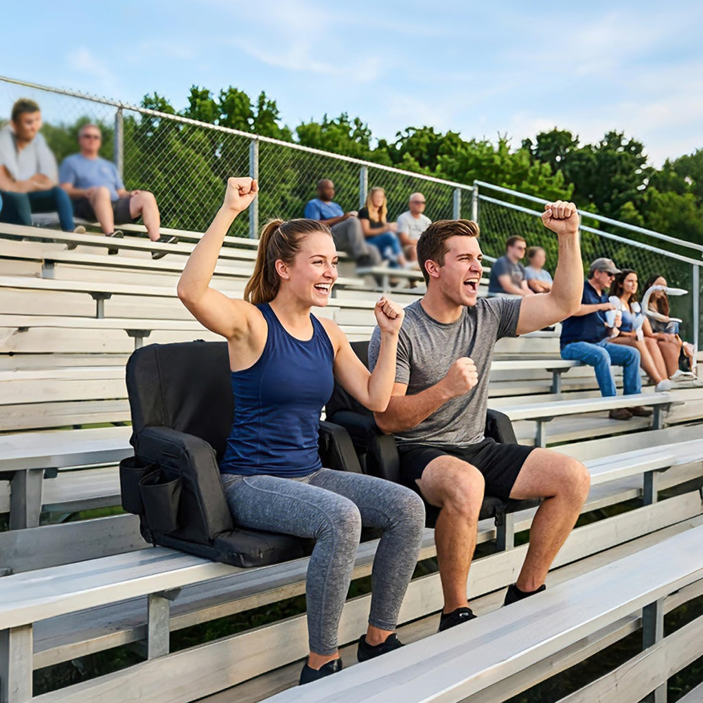 Foldable Stadium Seats 2-Pack with Shoulder Straps J93823
