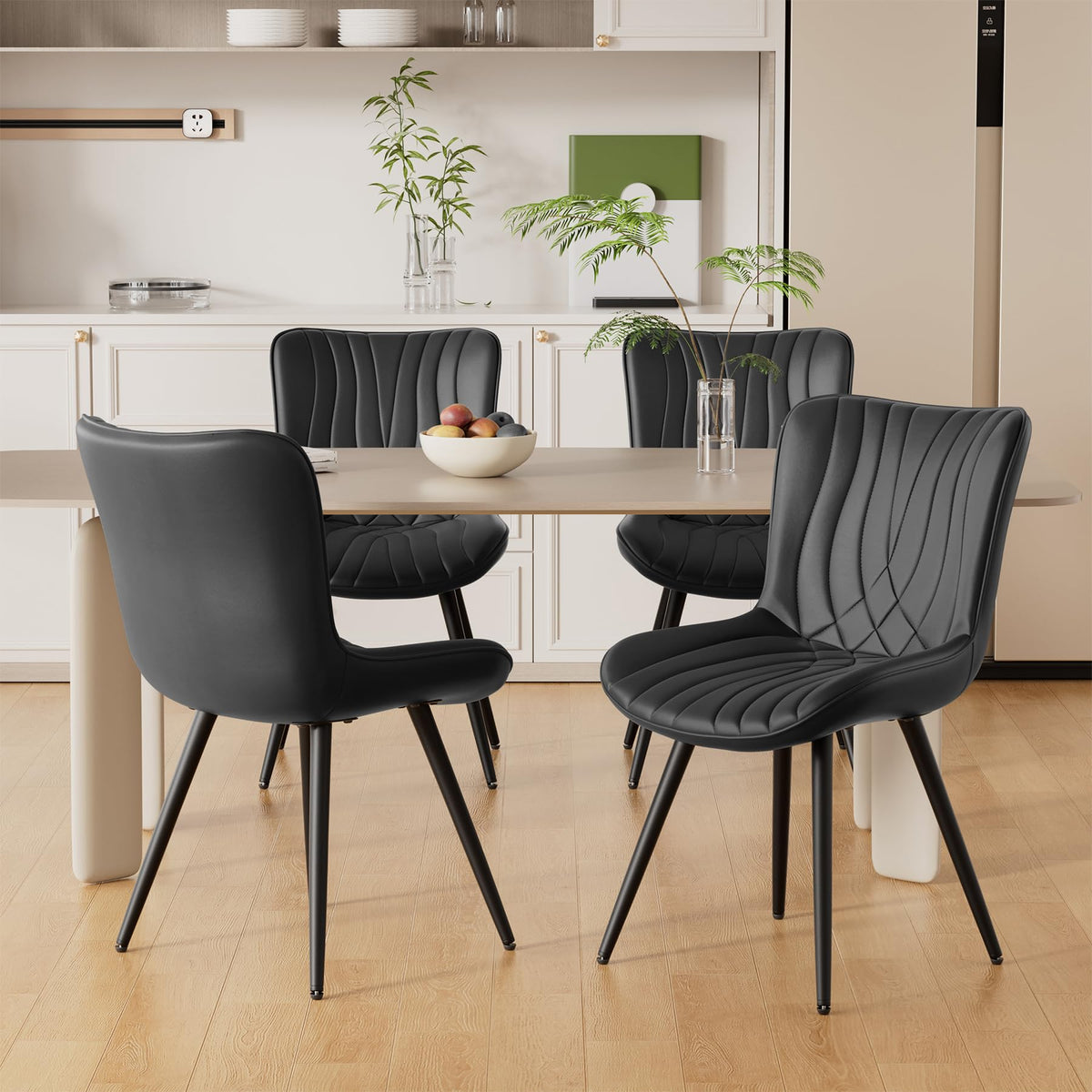 PU Leather Dining Chair Set of 4 J723
