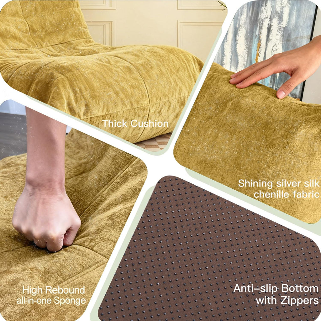 Oversized Memory Foam Bean Bag Chair U780604