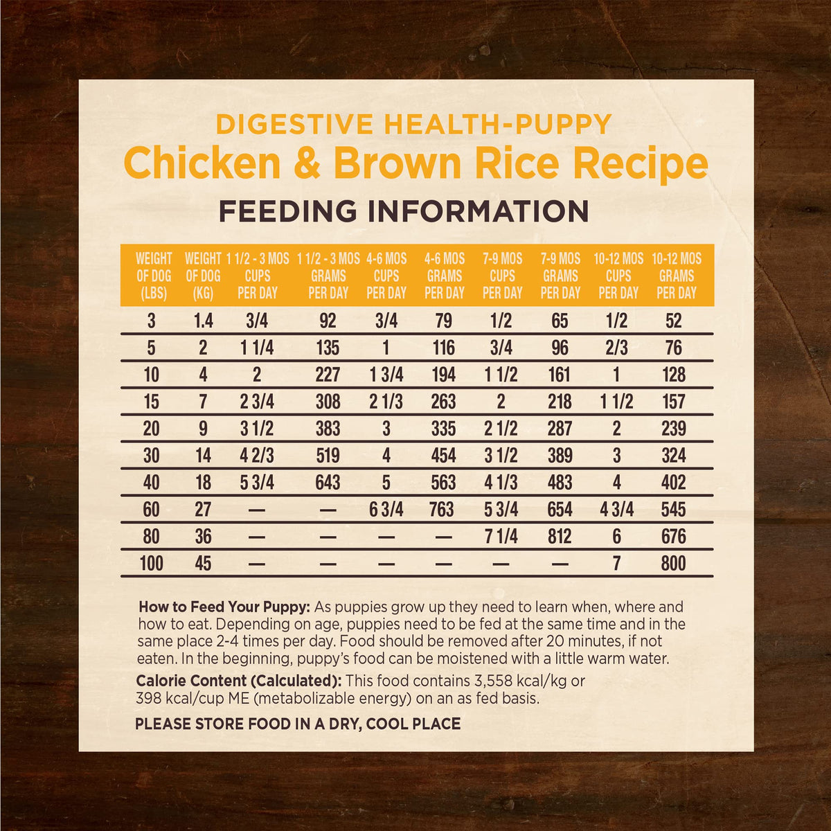 Chicken and Brown Rice Dry Dog Food, 24 lb Bag T380