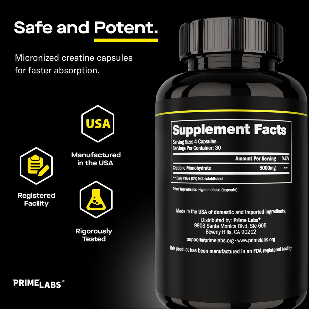 Creatine Monohydrate Capsules 5g H77912