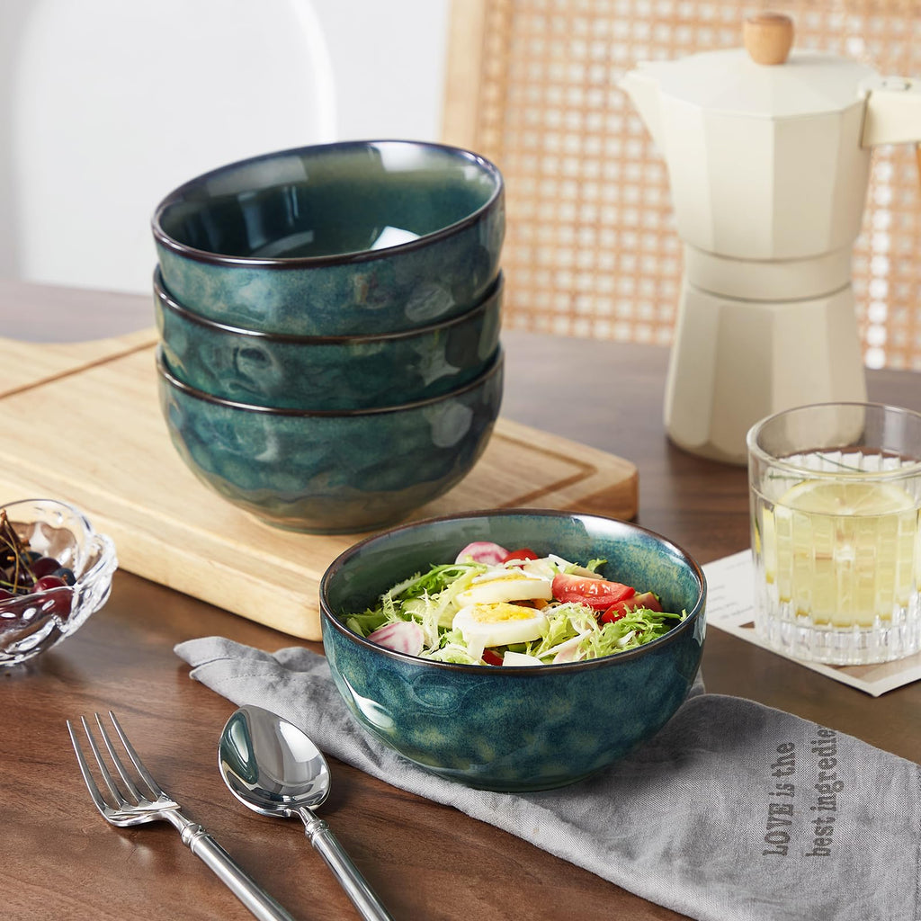 Ceramic Green Bowls Set of 4 B550916