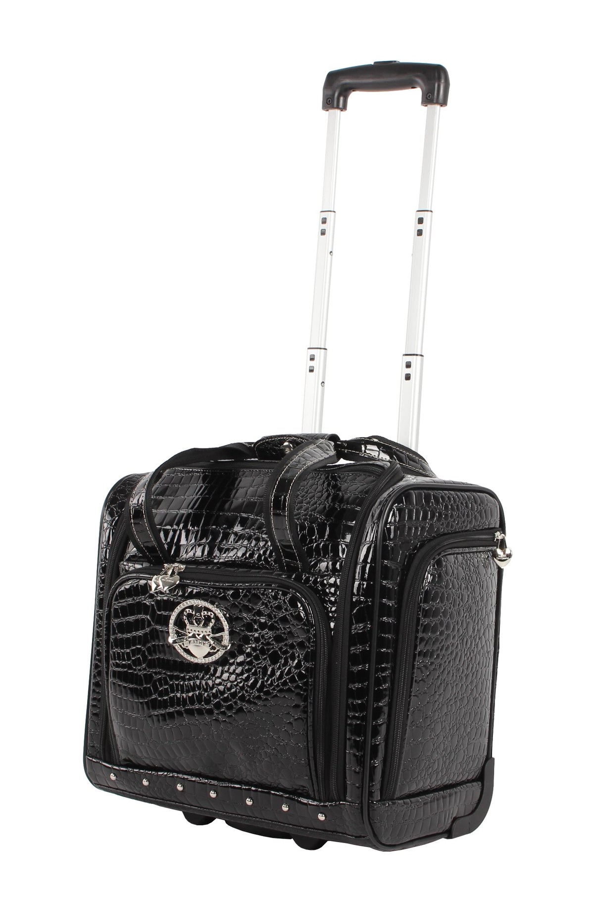 15 Inch Black PVC Underseat Luggage H671745