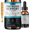 Liquid Thyroid Support Drops with Selenium Zinc Iodine L-Tyrosine Ashwagandha O9796