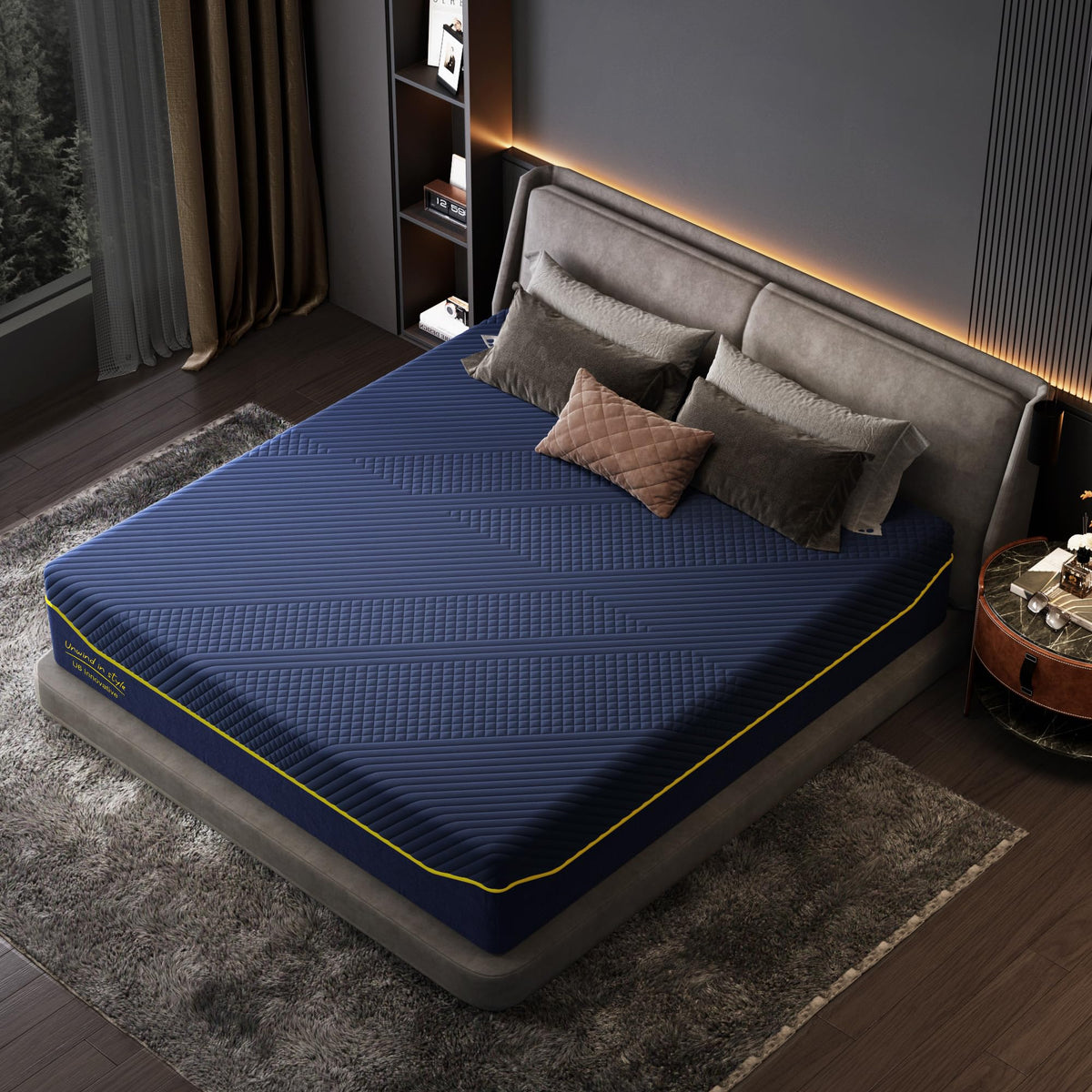Twin 10 Inch Gel Infused Memory Foam Mattress I75416