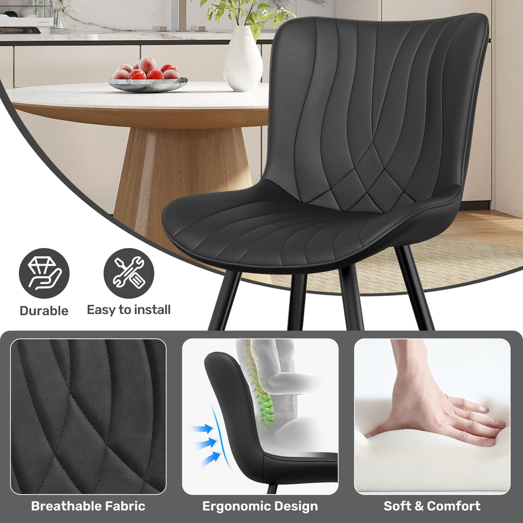 PU Leather Dining Chair Set of 4 J723