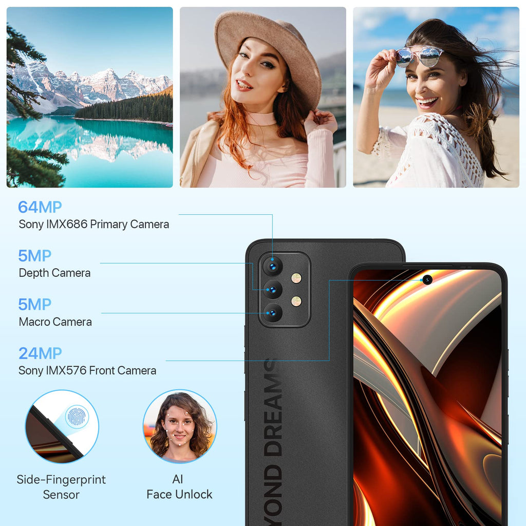 5G Smartphone 12GB RAM 256GB ROM 6.8" 90Hz Display 64MP Camera 5150mAh Battery Y51939