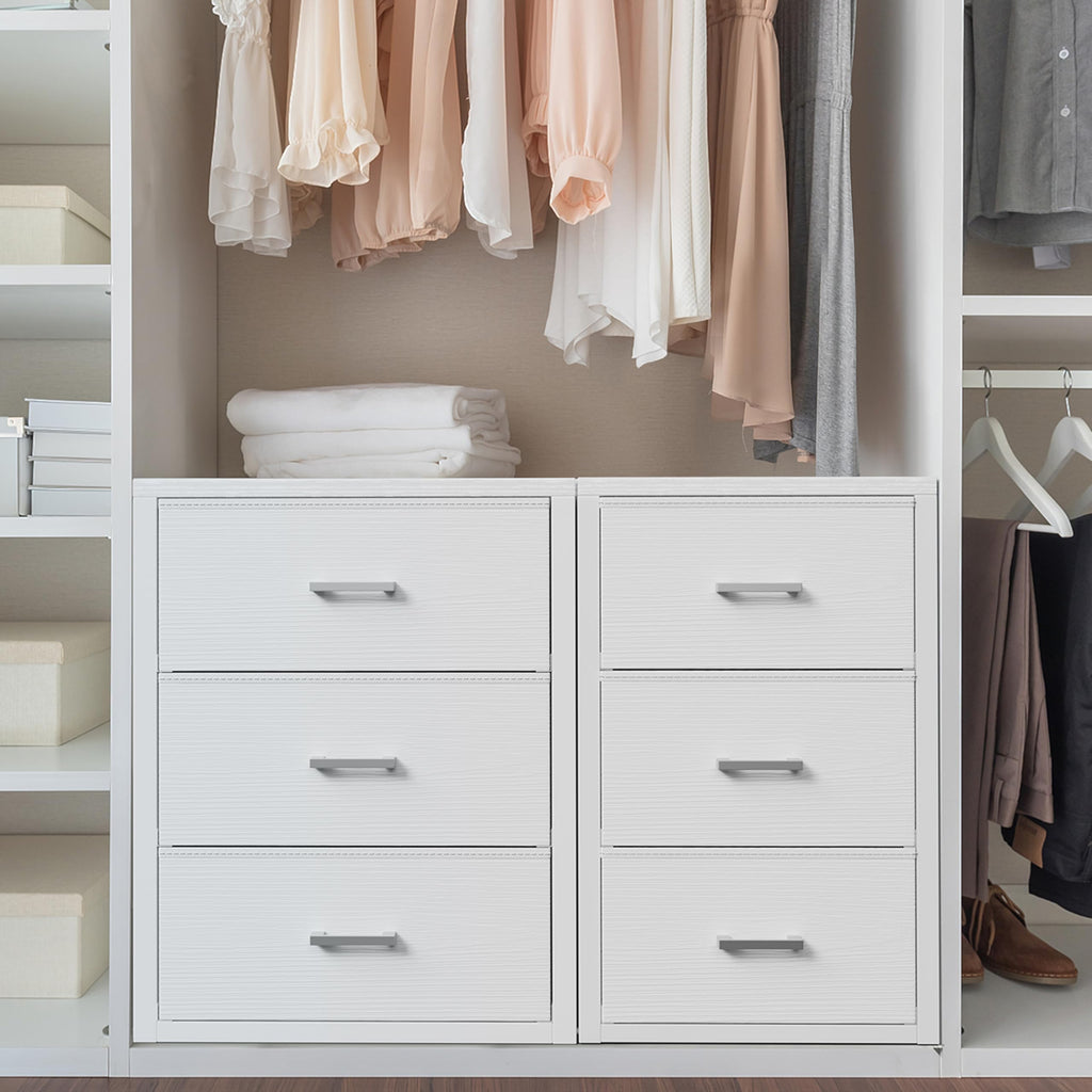 White 3 Drawer Dresser X654804