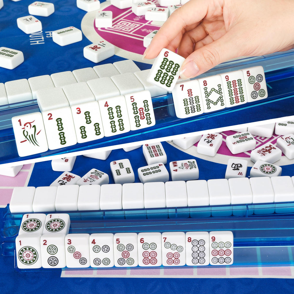 American Mahjong Game Set with Mat and Racks N54591