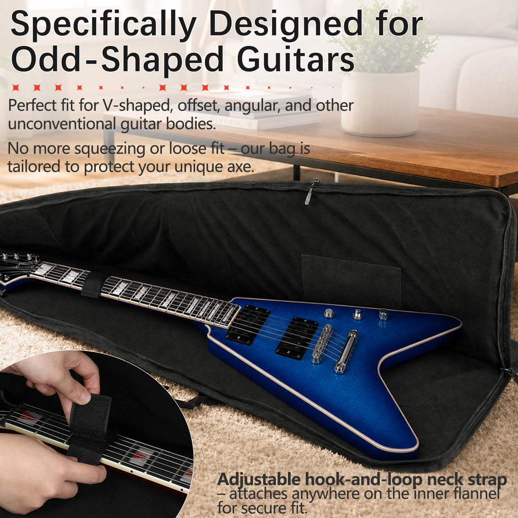 Electric Guitar Gig Bag Padded Water-Resistant Z653