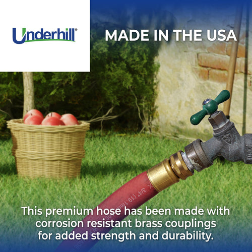 100 ft Rubber Flexible Anti-Kink Garden Water Hose A6034