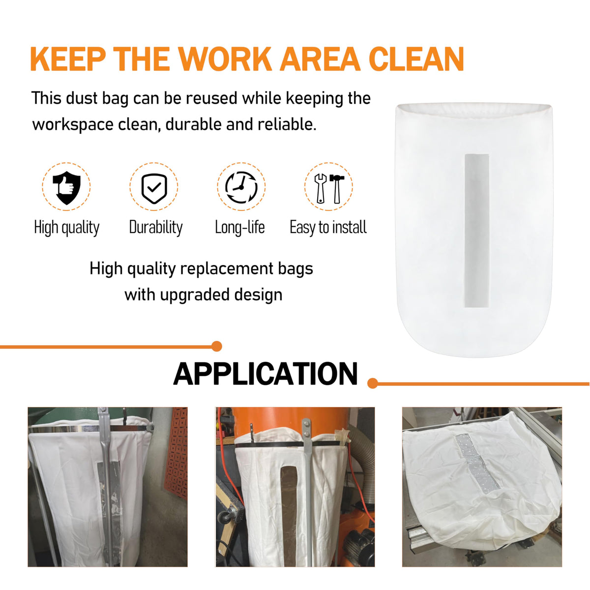 70 Gallon Dust Collector Bag N706245
