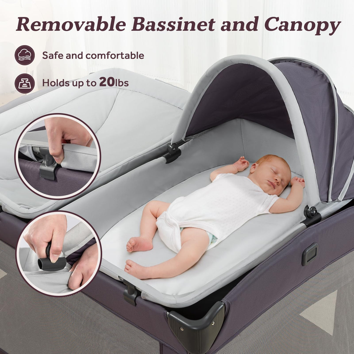 Portable Baby Playard with Carry Bag K725