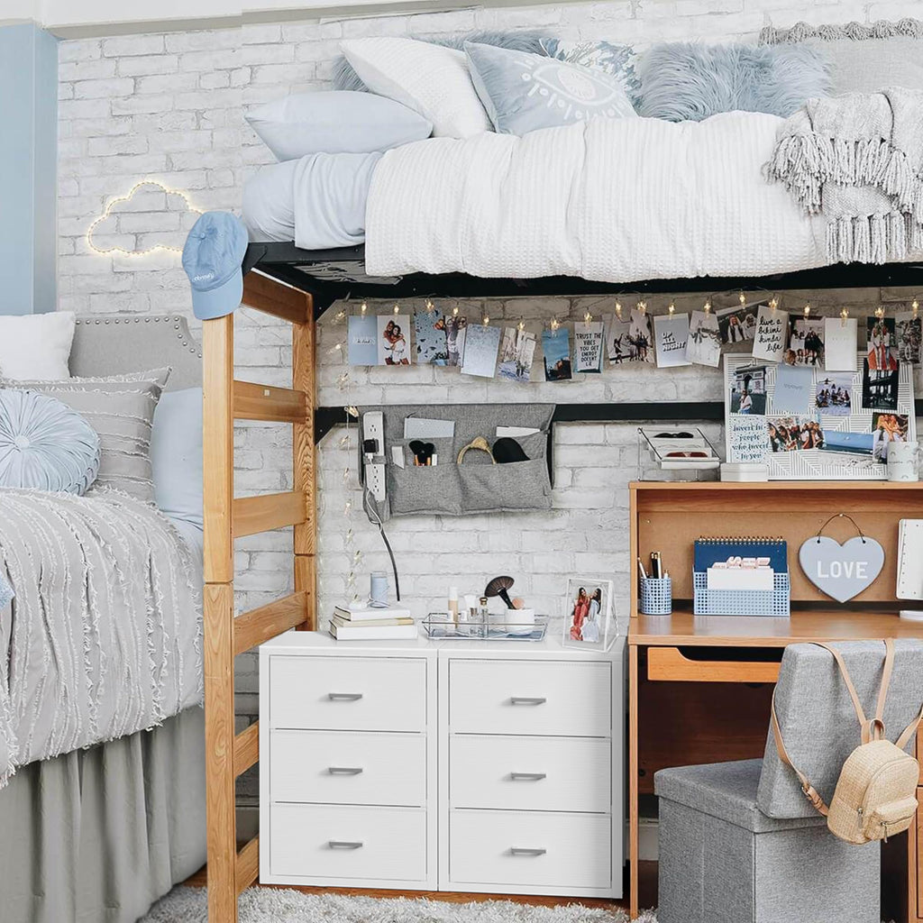 White 3 Drawer Dresser X654804