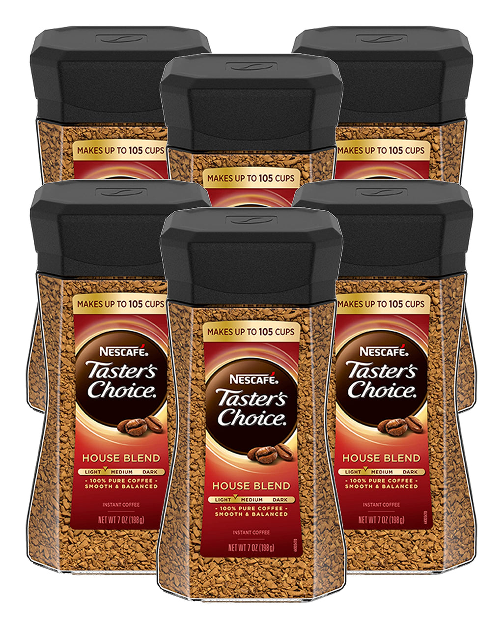 Instant Coffee 7 Ounce (Pack of 6) L382226
