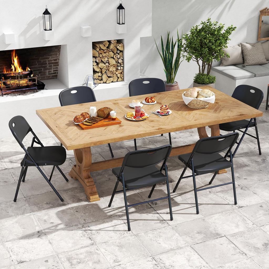 10 Pack Black Heavy Duty Folding Chair N287443