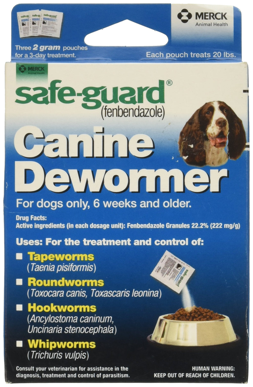 Canine Dewormer 2gm Pouch Pack of 3 O4242