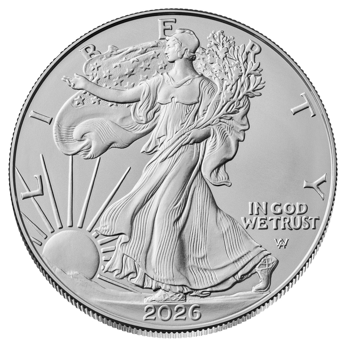 2026 U.S. Silver Eagle 1 oz Brilliant Uncirculated J472